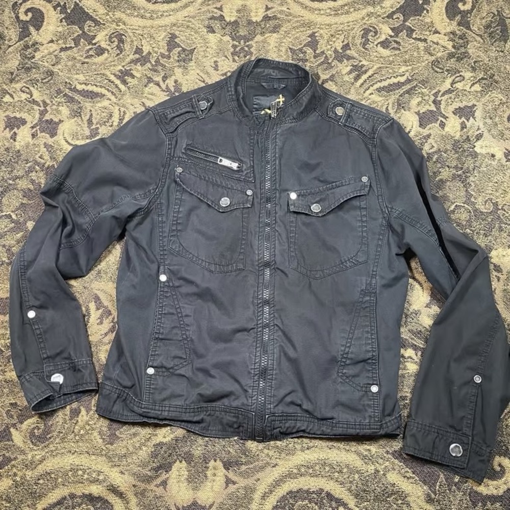 Men's Black Bomber Jacket